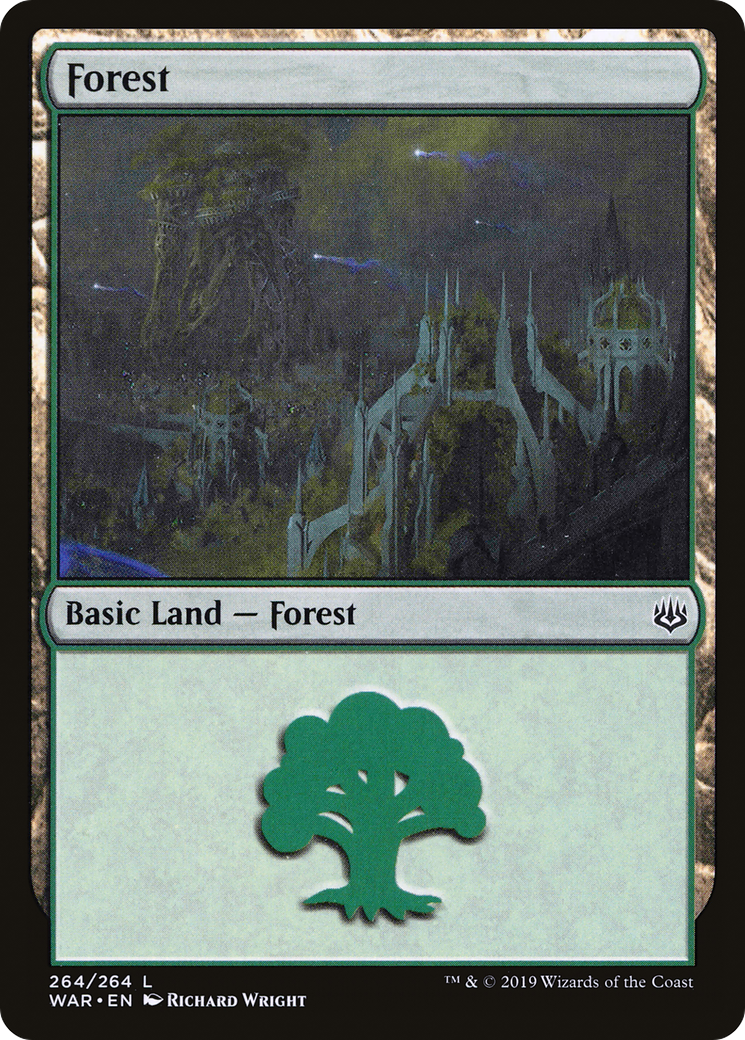 Image of Forest (264) (WAR-264) - War of the Spark Foil