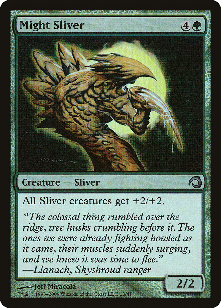 Image of Might Sliver (PDS-023) - Premium Deck Series: Slivers Foil