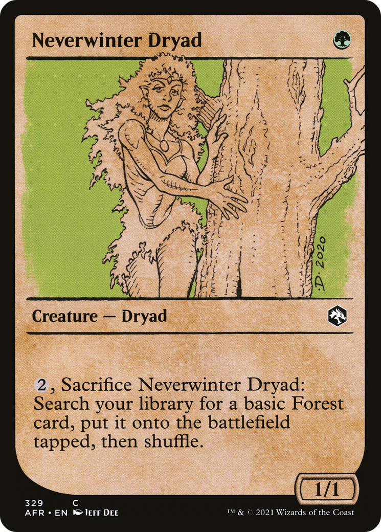 Image of Neverwinter Dryad (Showcase) (AFR-329) - Adventures in the Forgotten Realms: (Showcase)