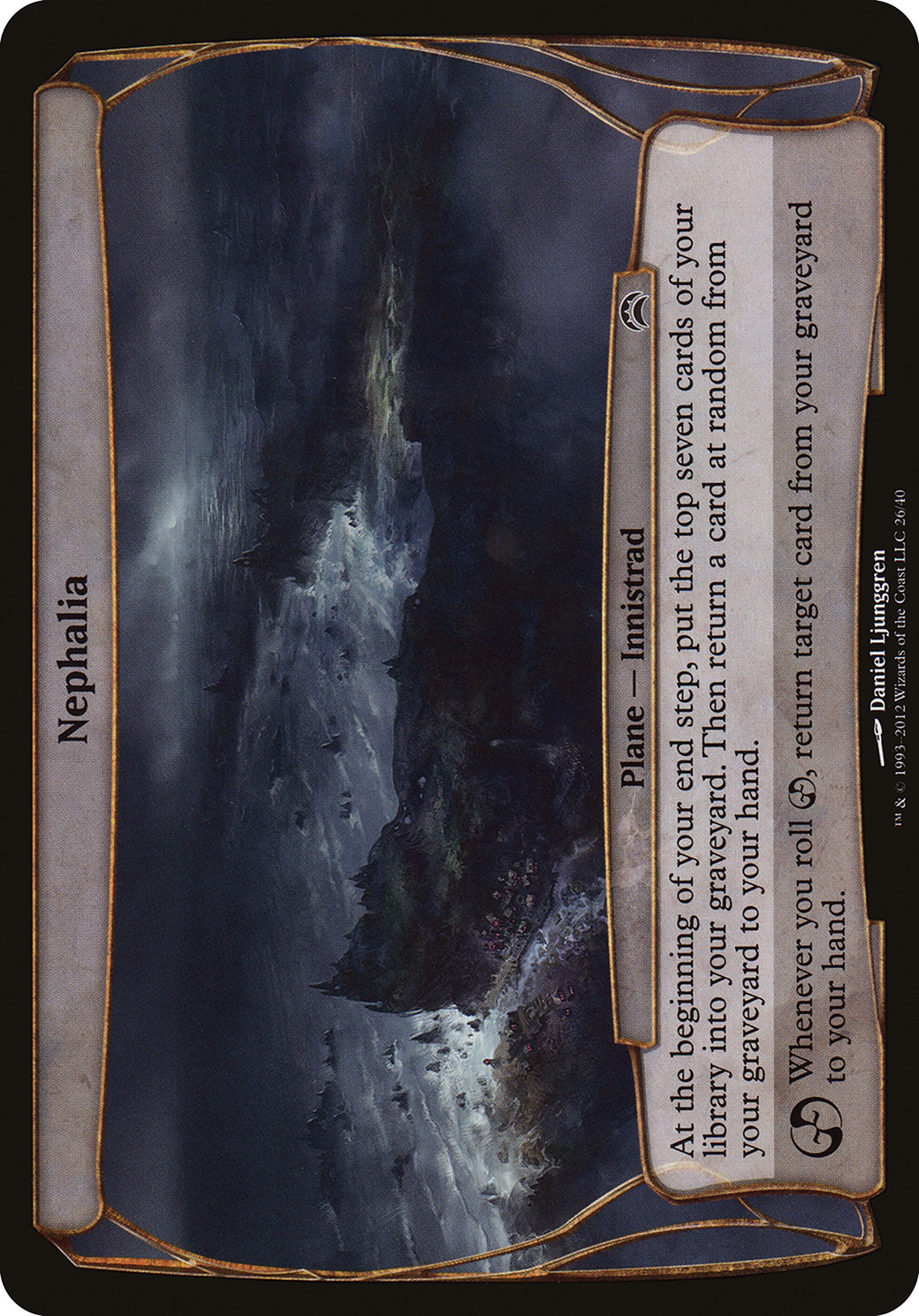 Image of Nephalia (Planechase 2012) (OVER-026) - Planechase 2012 Planes Foil