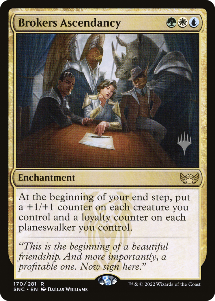 Image of Brokers Ascendancy (PPSNC-170) - Streets of New Capenna Promos Foil