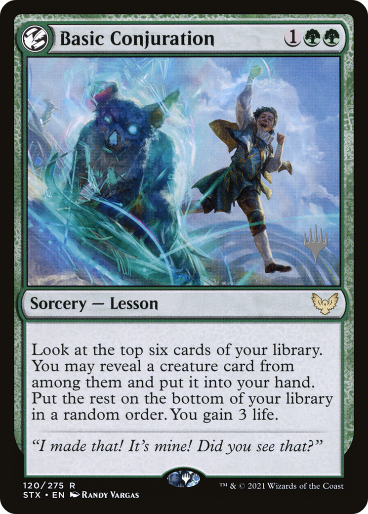 Image of Basic Conjuration (PPSTX-120) - Strixhaven: School of Mages Promos: (lesson)