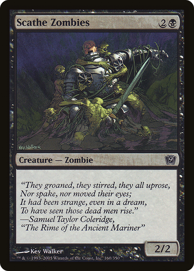 Image of Scathe Zombies (9ED-160★) - 9th Edition Foil