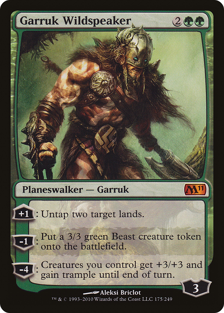 Image of Garruk Wildspeaker (M11-175) - Magic 2011 Foil