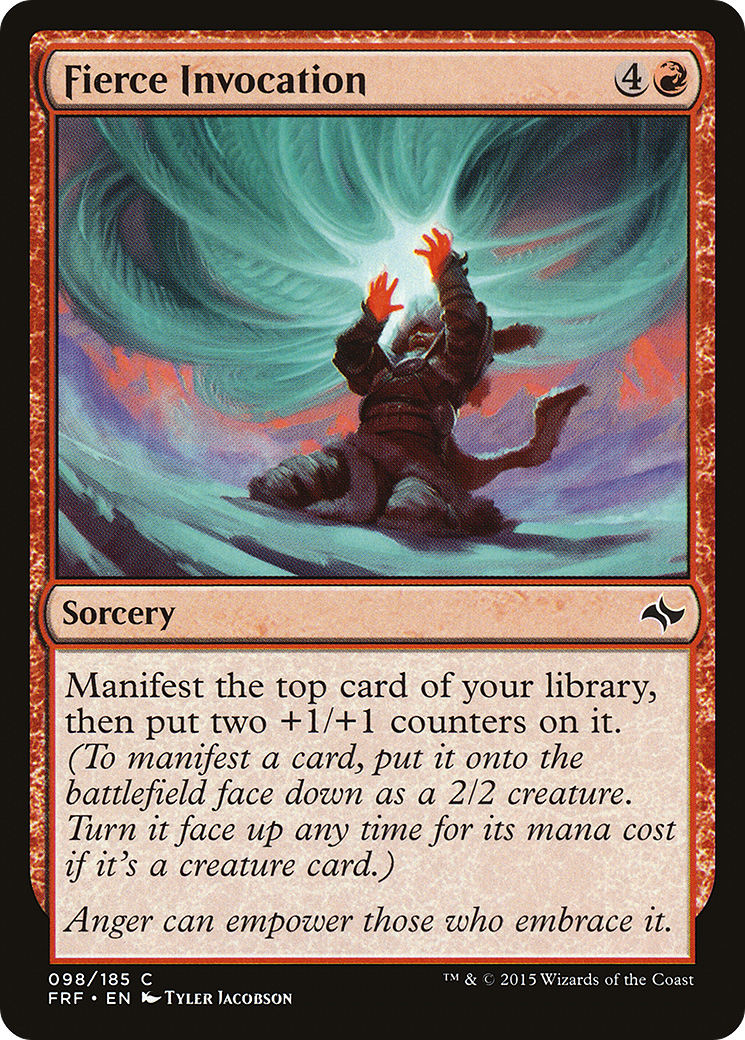 Image of Fierce Invocation (FRF-098) - Fate Reforged