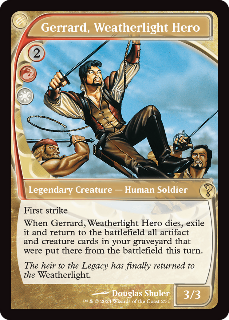 Image of Gerrard, Weatherlight Hero (Future Sight) (MB2-251) - Mystery Booster 2 Foil