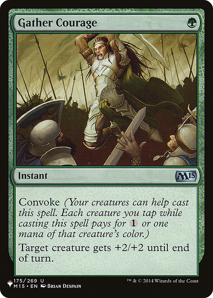 Image of Gather Courage (LIST-M15-175) - The List