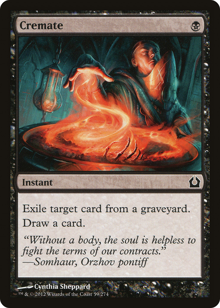 Image of Cremate (RTR-059) - Return to Ravnica