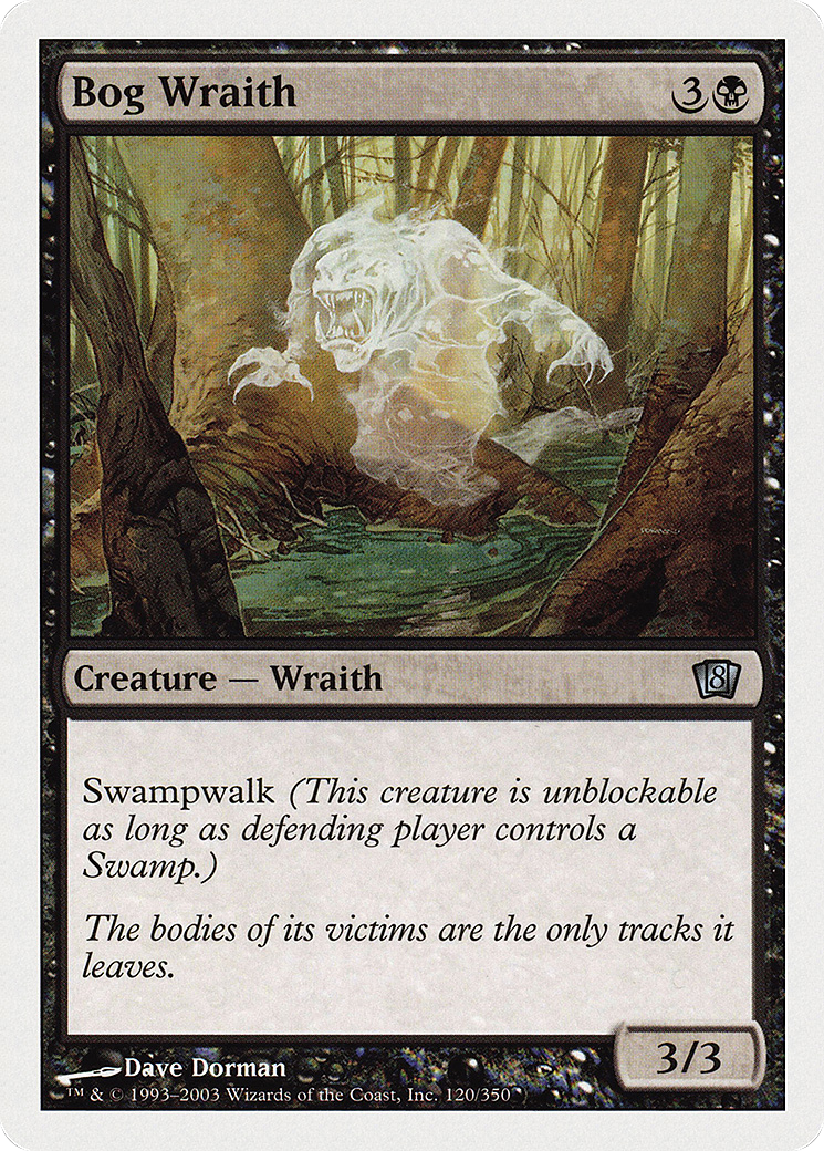 Image of Bog Wraith (8ED-120) - 8th Edition