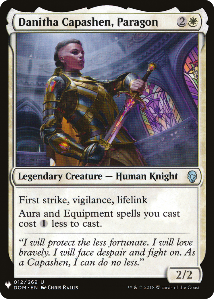 Image of Danitha Capashen, Paragon (LIST-012) - The List