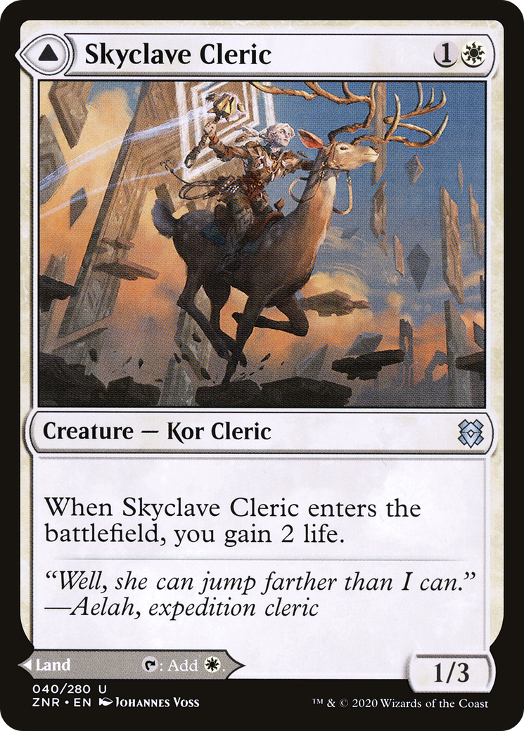 Image of Skyclave Cleric (ZNR-040) - Zendikar Rising Foil