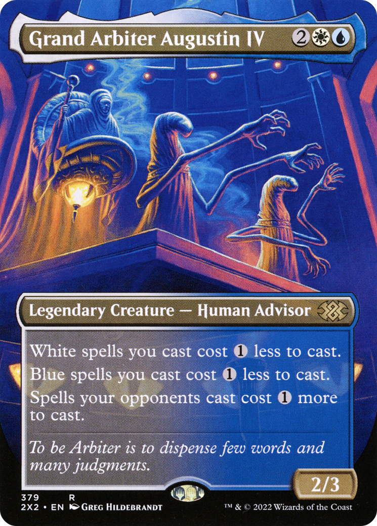 Image of Grand Arbiter Augustin IV (Borderless) (2X2-379) - Double Masters 2022 (Borderless)