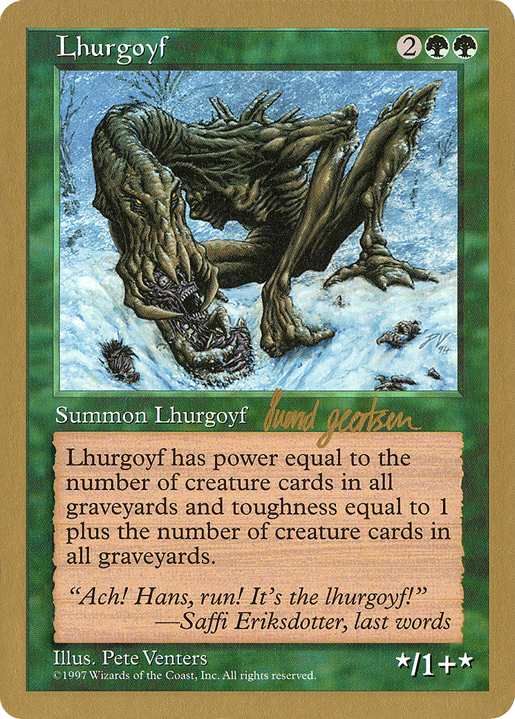 Image of Lhurgoyf - 1997 Svend Geertsen (5ED) (WCD-) - World Championship Decks 1997