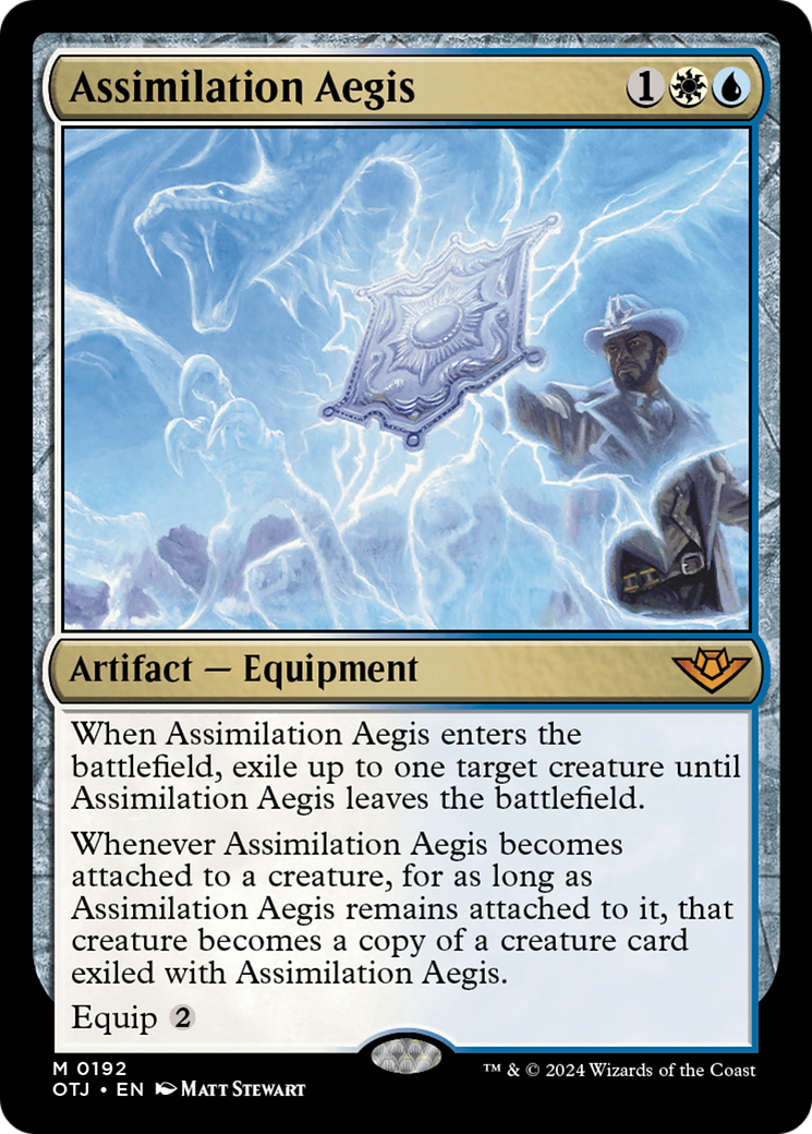 Image of Assimilation Aegis (OTJ-192) - Outlaws of Thunder Junction Foil