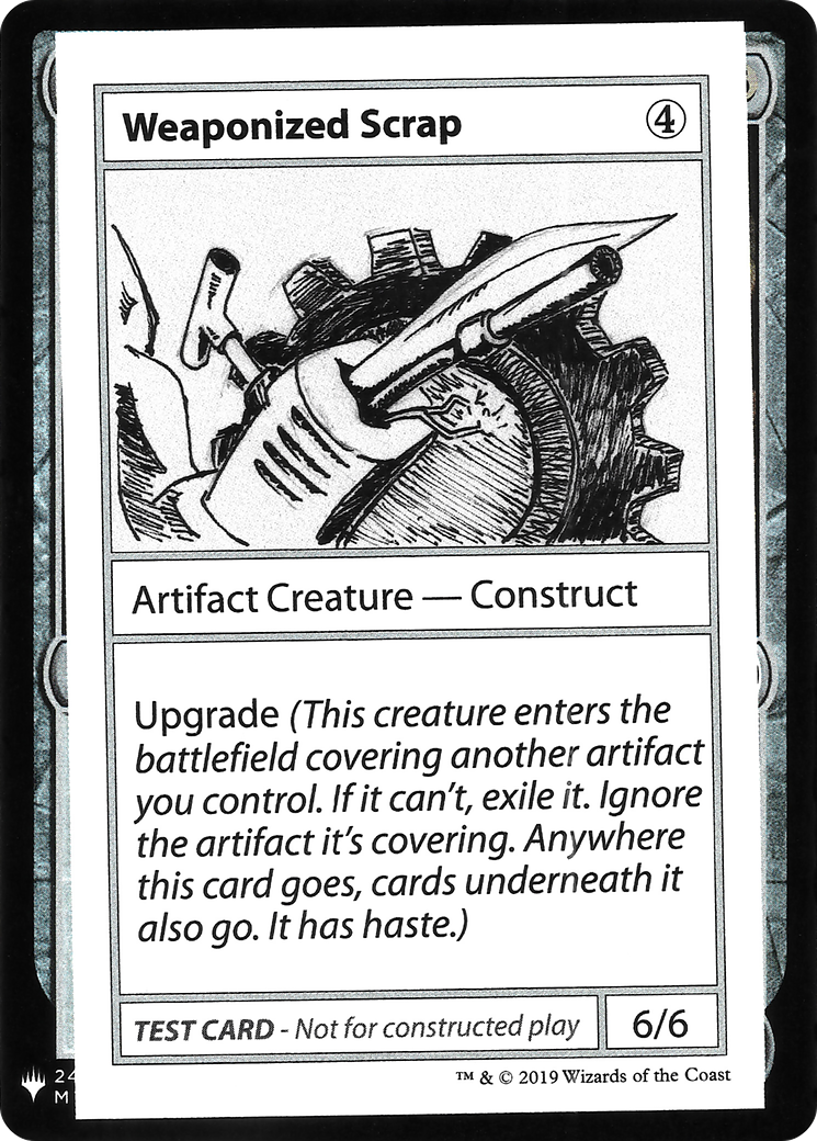 Image of Weaponized Scrap (CMB1-111) - Mystery Booster Playtest Cards 2019