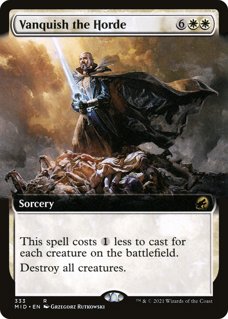 Image of Vanquish the Horde (Extended Art) (MID-333) - Innistrad: Midnight Hunt: (Extended Art)