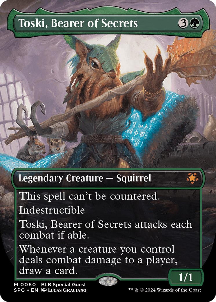 Image of Toski, Bearer of Secrets (Borderless) (SPG-060) - Special Guests (Borderless)