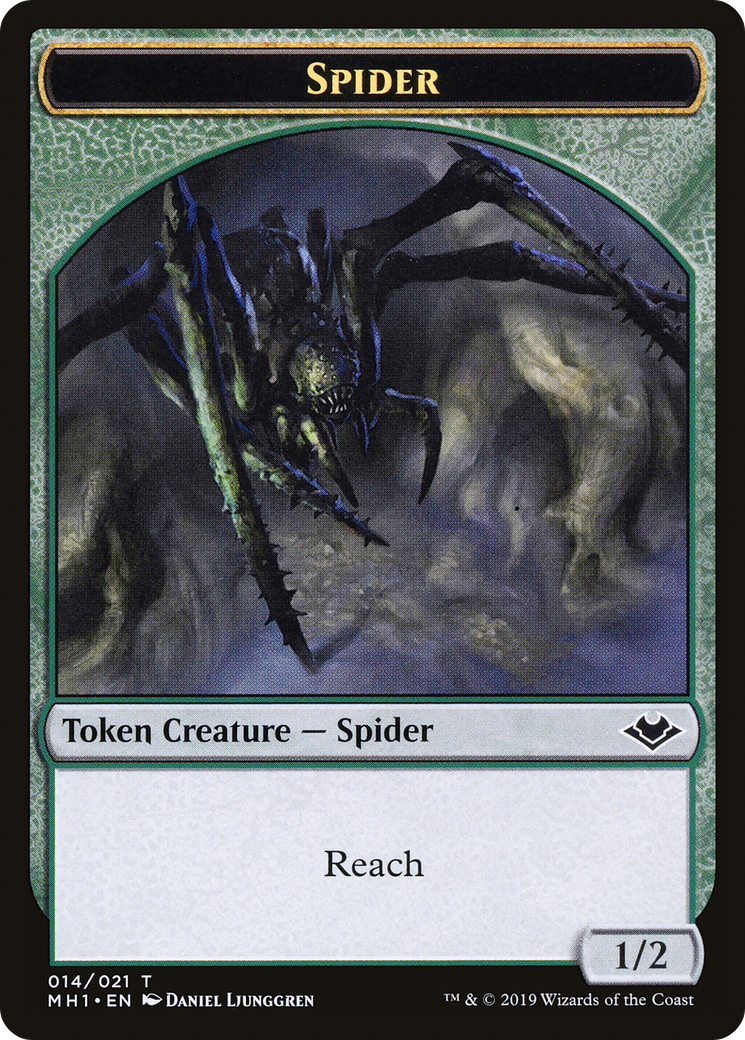 Image of Spider (TMH1-014) - Modern Horizons Tokens Foil