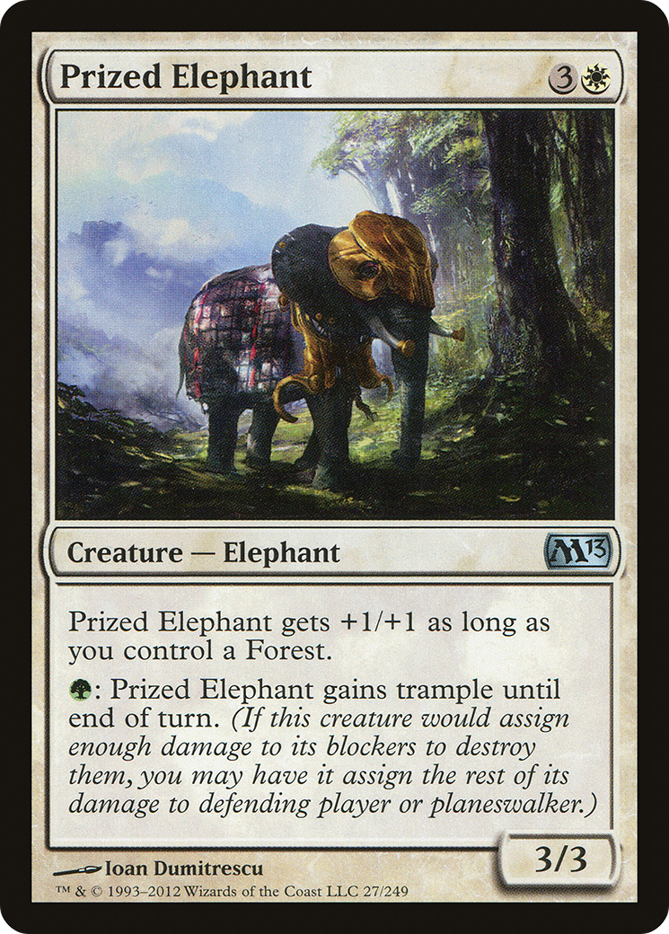 Image of Prized Elephant (M13-027) - Magic 2013