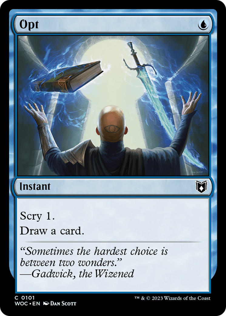 Image of Opt (WOC-101) - Wilds of Eldraine Commander