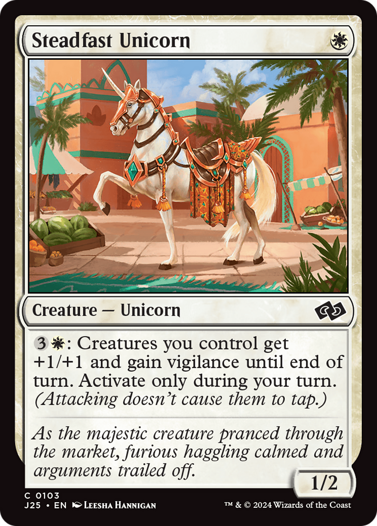 Image of Steadfast Unicorn (J25-103) - Foundations Jumpstart