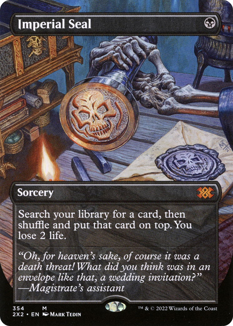 Image of Imperial Seal (Borderless) (2X2-354) - Double Masters 2022 (Borderless)