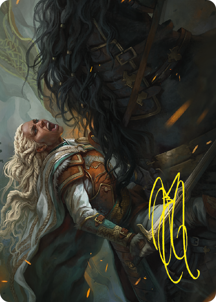 Image of Éowyn, Fearless Knight // Éowyn, Fearless Knight (ALTR-015) - Tales of Middle-earth Art Series (Borderless)
