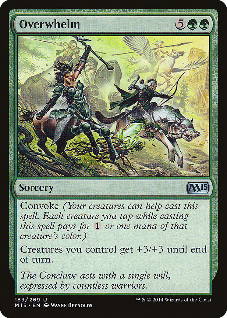 Image of Overwhelm (M15-189) - Magic 2015 Foil