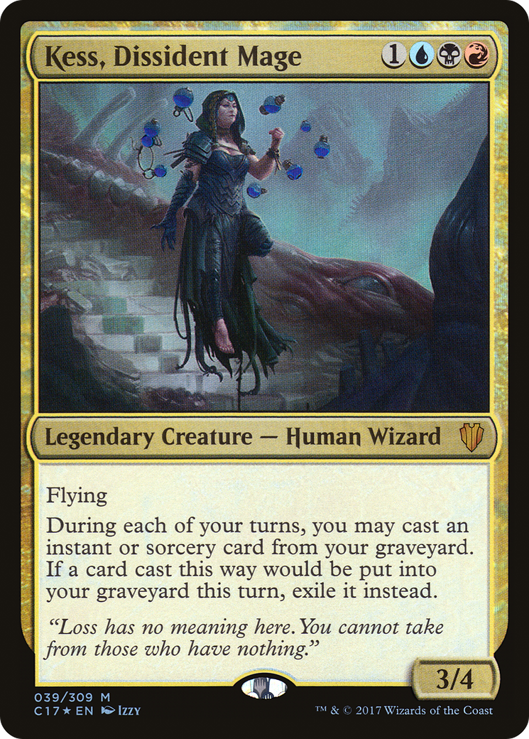 Image of Kess, Dissident Mage (C17-039) - Commander 2017 Foil