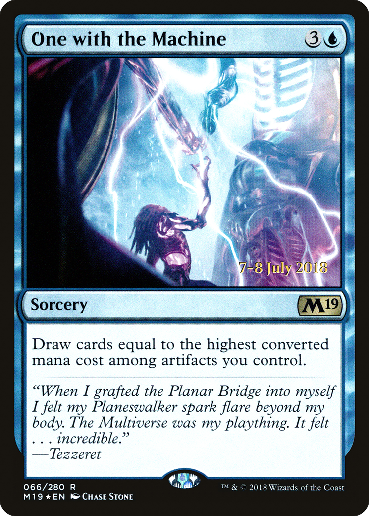 Image of One with the Machine (PRE-066) - Core Set 2019 Promos Foil