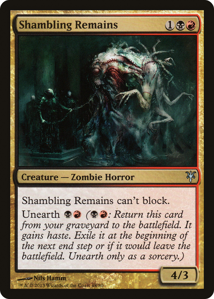 Image of Shambling Remains (DDK-048) - Duel Decks: Sorin vs. Tibalt