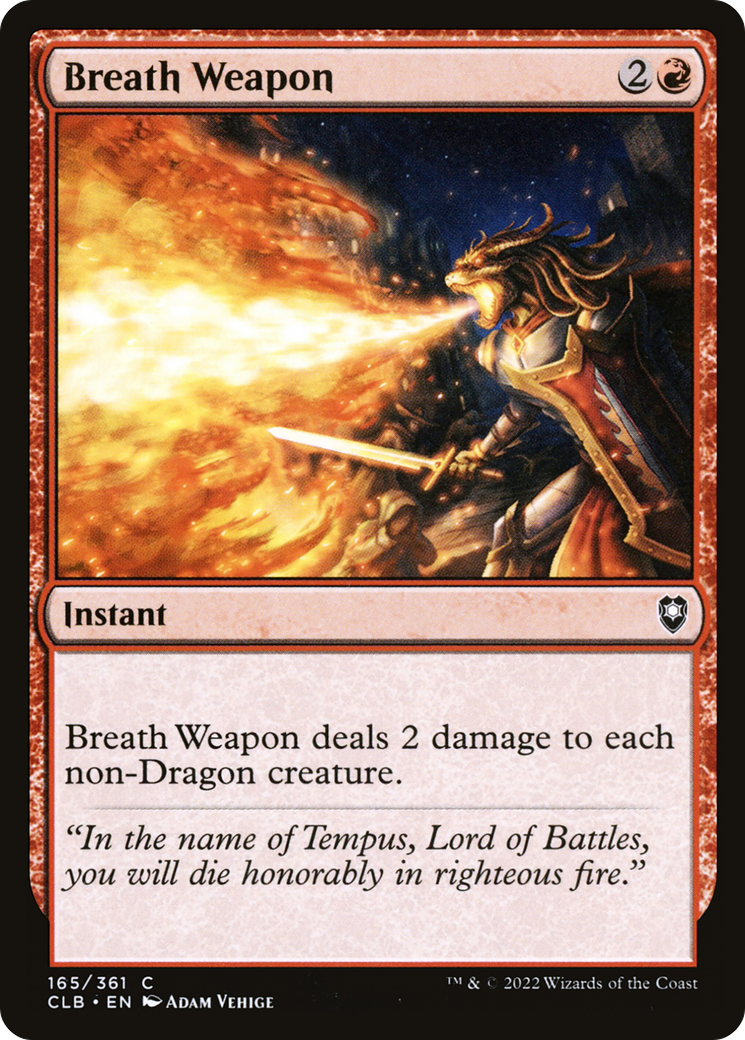 Image of Breath Weapon (CLB-165) - Commander Legends: Battle for Baldur's Gate