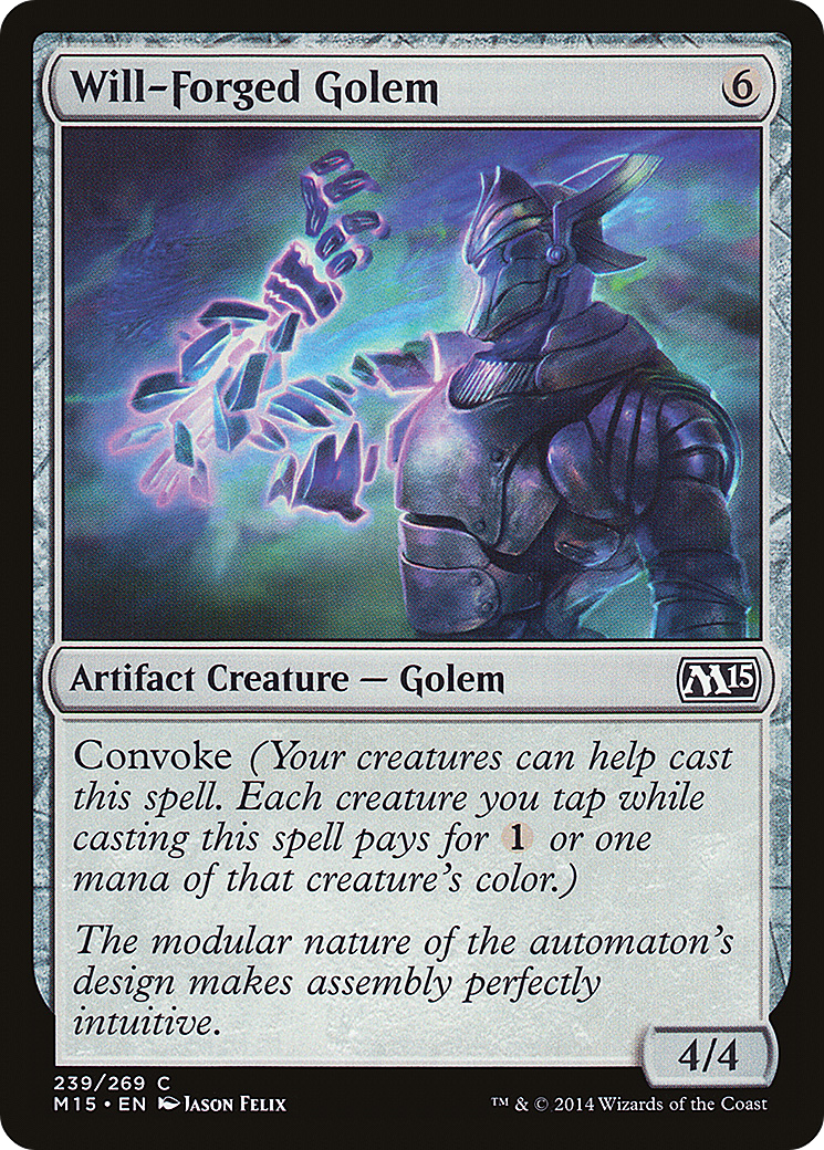 Image of Will-Forged Golem (M15-239) - Magic 2015 Foil