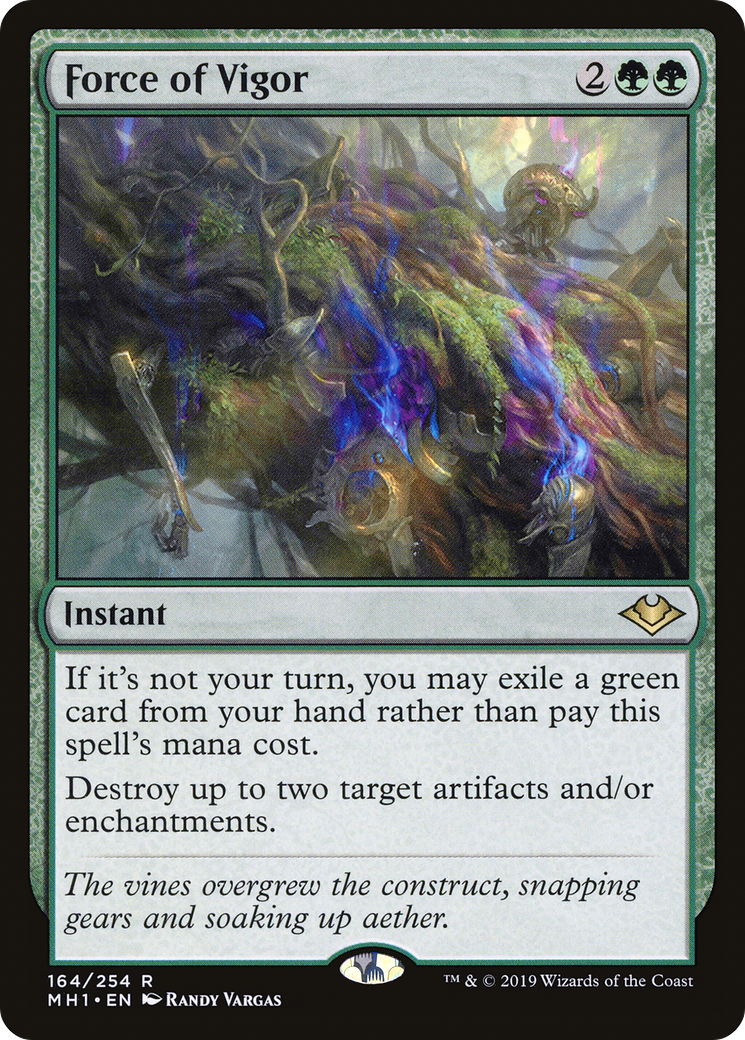 Image of Force of Vigor (MH1-164) - Modern Horizons Foil