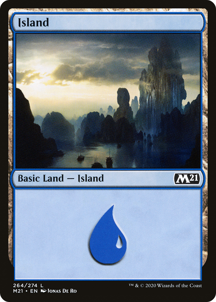 Image of Island (264) (M21-264) - Core Set 2021