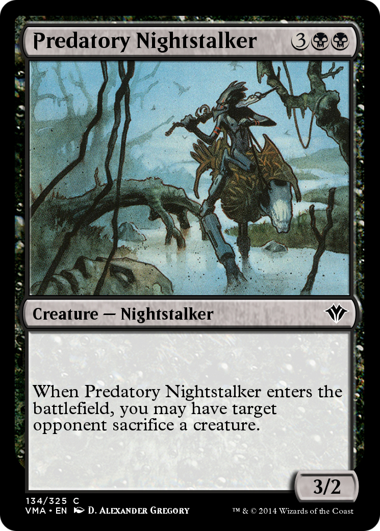 Image of Predatory Nightstalker (VMA-134) - Vintage Masters Foil