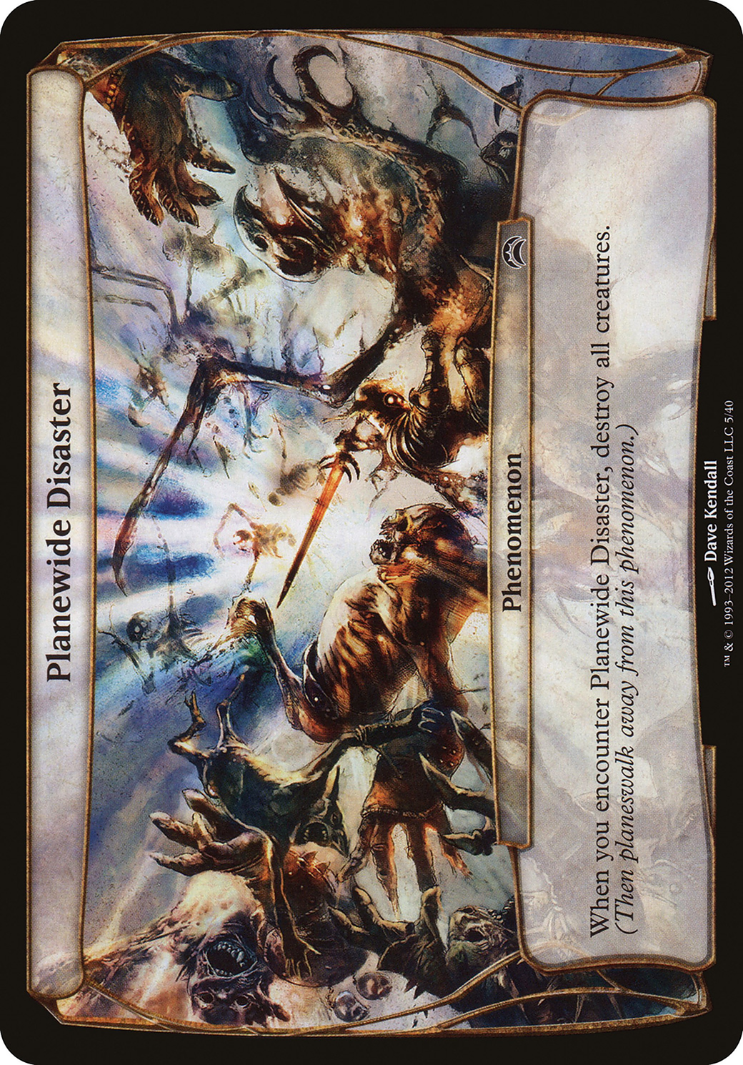 Image of Planewide Disaster (Planechase 2012) (OVER-005) - Planechase 2012 Planes
