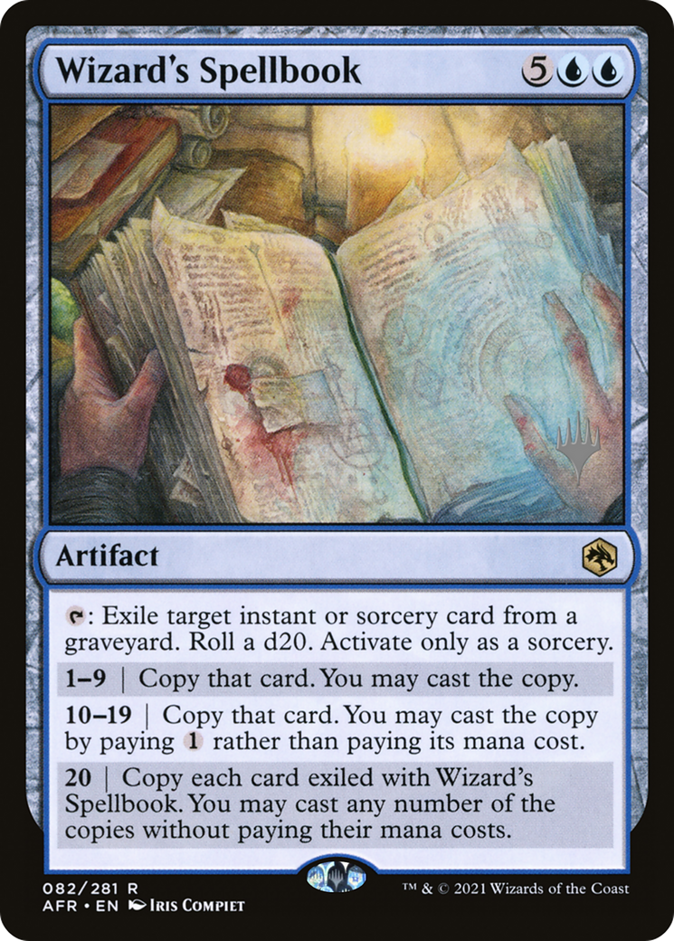 Image of Wizard's Spellbook (PPAFR-082) - Adventures in the Forgotten Realms Promos