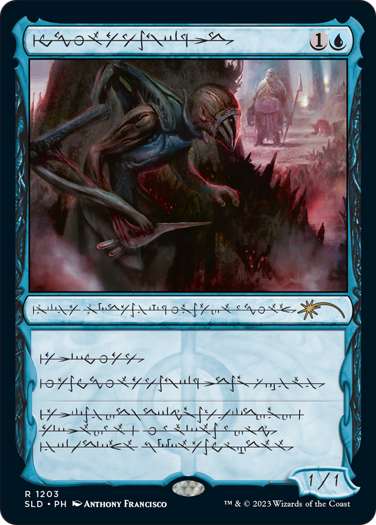 Image of Blighted Agent (Phyrexian) (SLD-1203) - Secret Lair Drop: (Showcase)