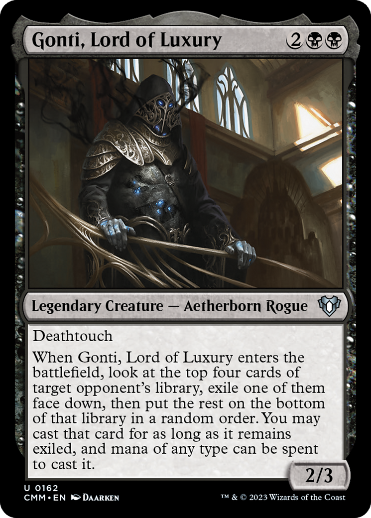 Image of Gonti, Lord of Luxury (CMM-162) - Commander Masters