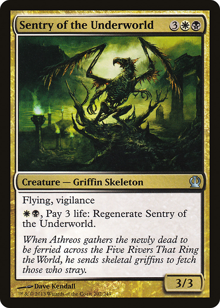 Image of Sentry of the Underworld (THS-202) - Theros Foil