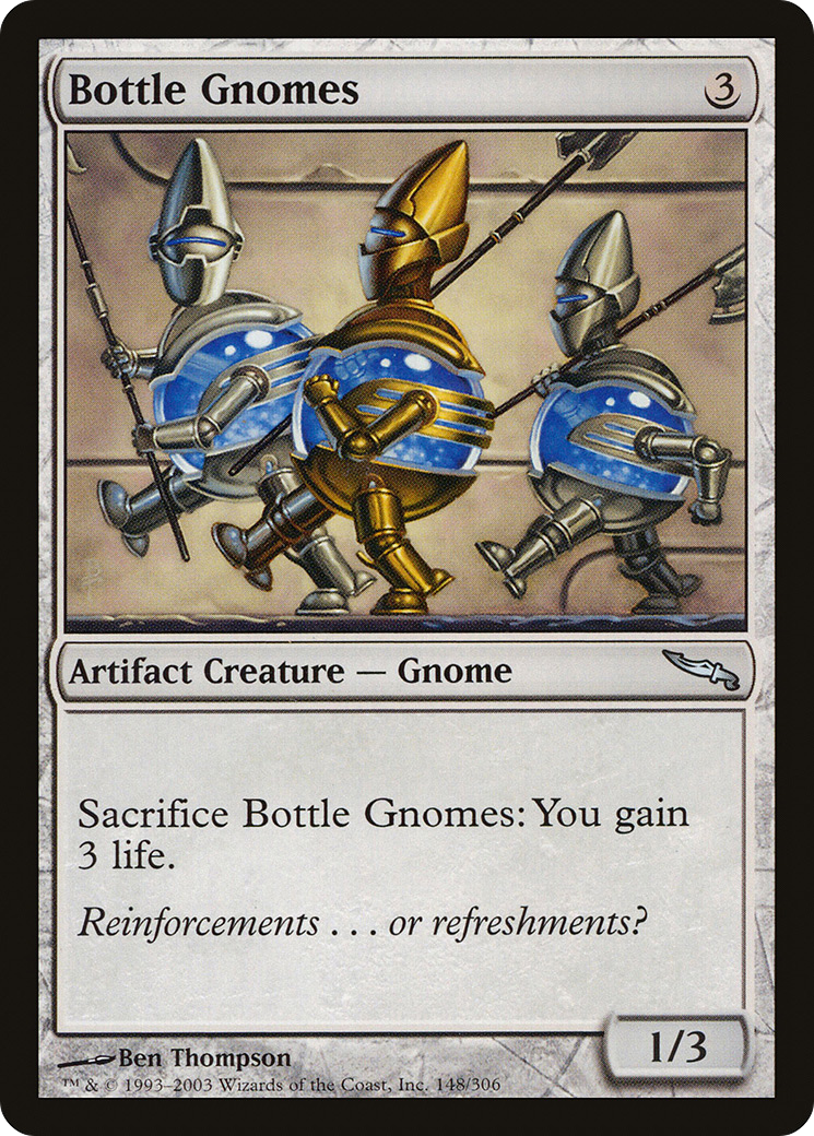 Image of Bottle Gnomes (MRD-148) - Mirrodin Foil