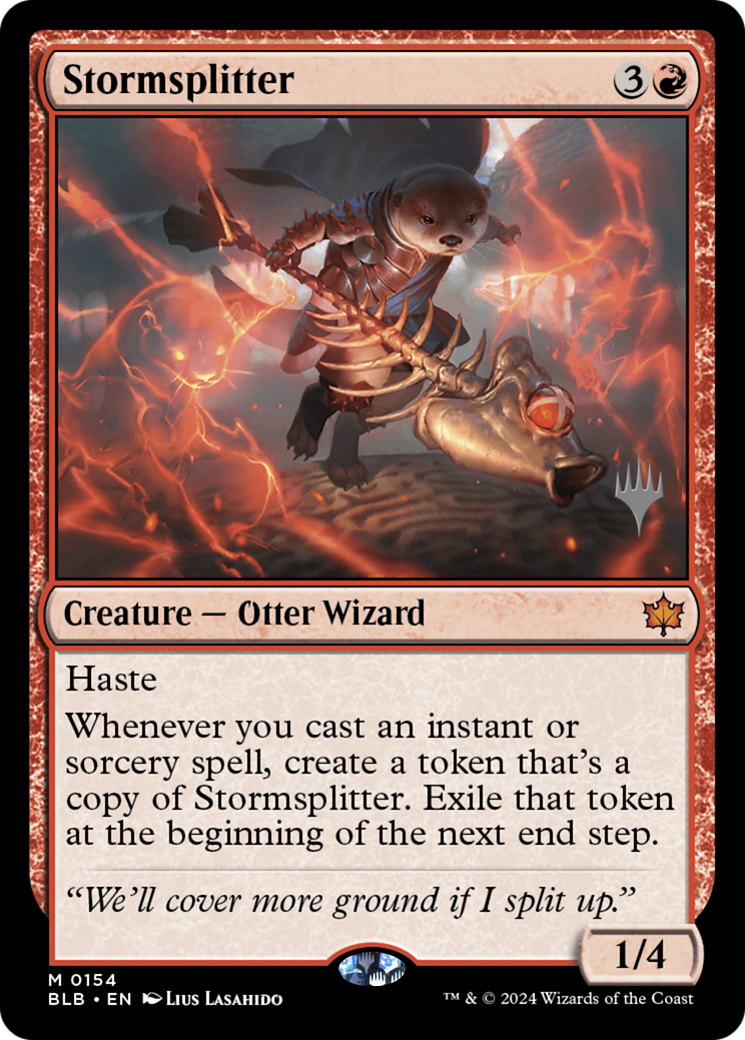 Image of Stormsplitter (PPBLB-154) - Bloomburrow Promos