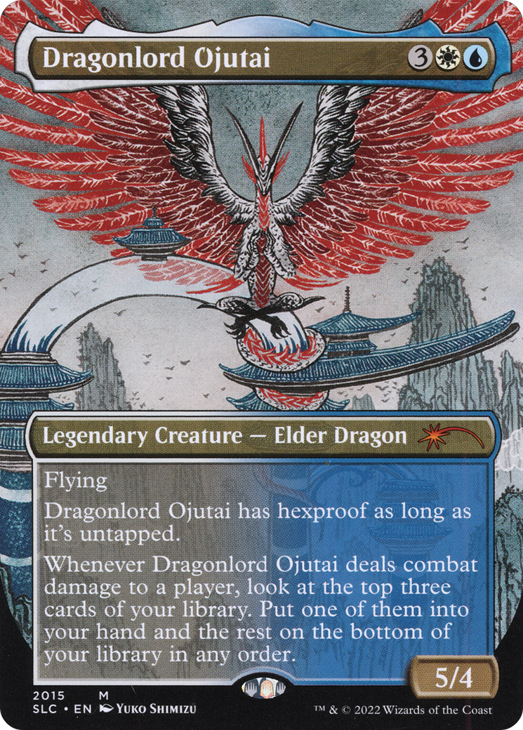 Image of Dragonlord Ojutai (SLC-2015) - Secret Lair Countdown Kit (Borderless)