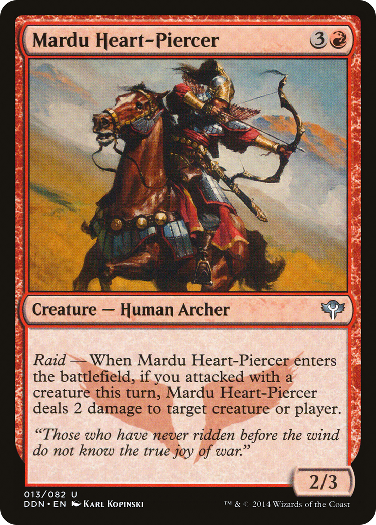 Image of Mardu Heart-Piercer (DDN-013) - Duel Decks: Speed vs. Cunning
