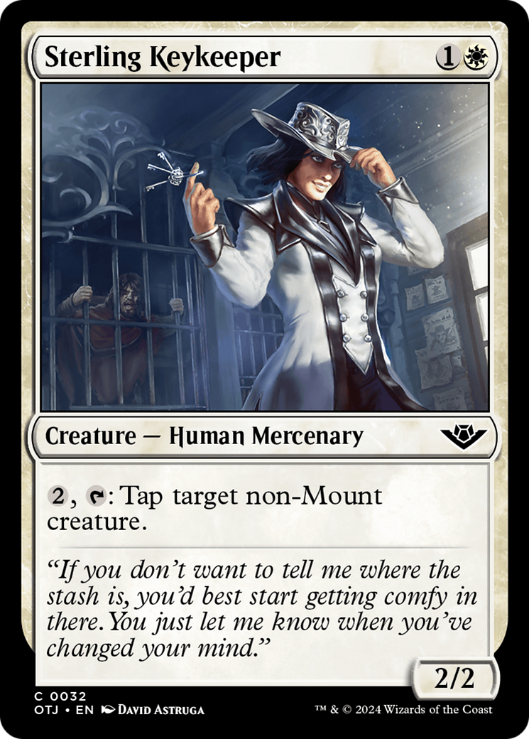 Image of Sterling Keykeeper (OTJ-032) - Outlaws of Thunder Junction