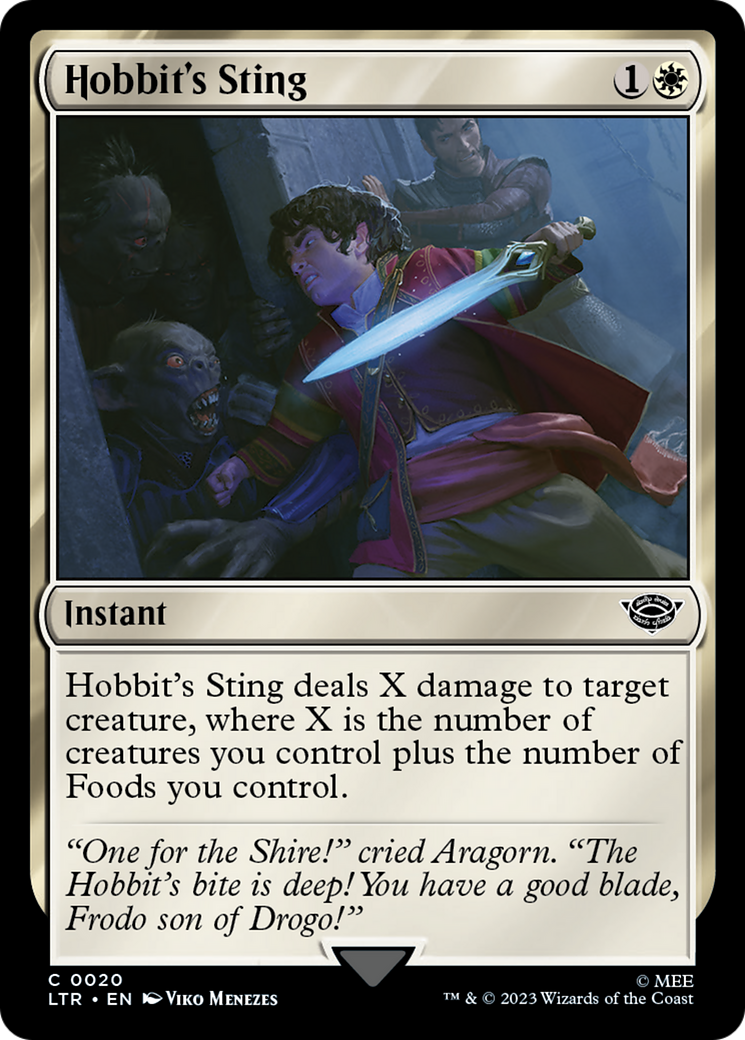Image of Hobbit's Sting (LTR-020) - The Lord of the Rings: Tales of Middle-earth Foil