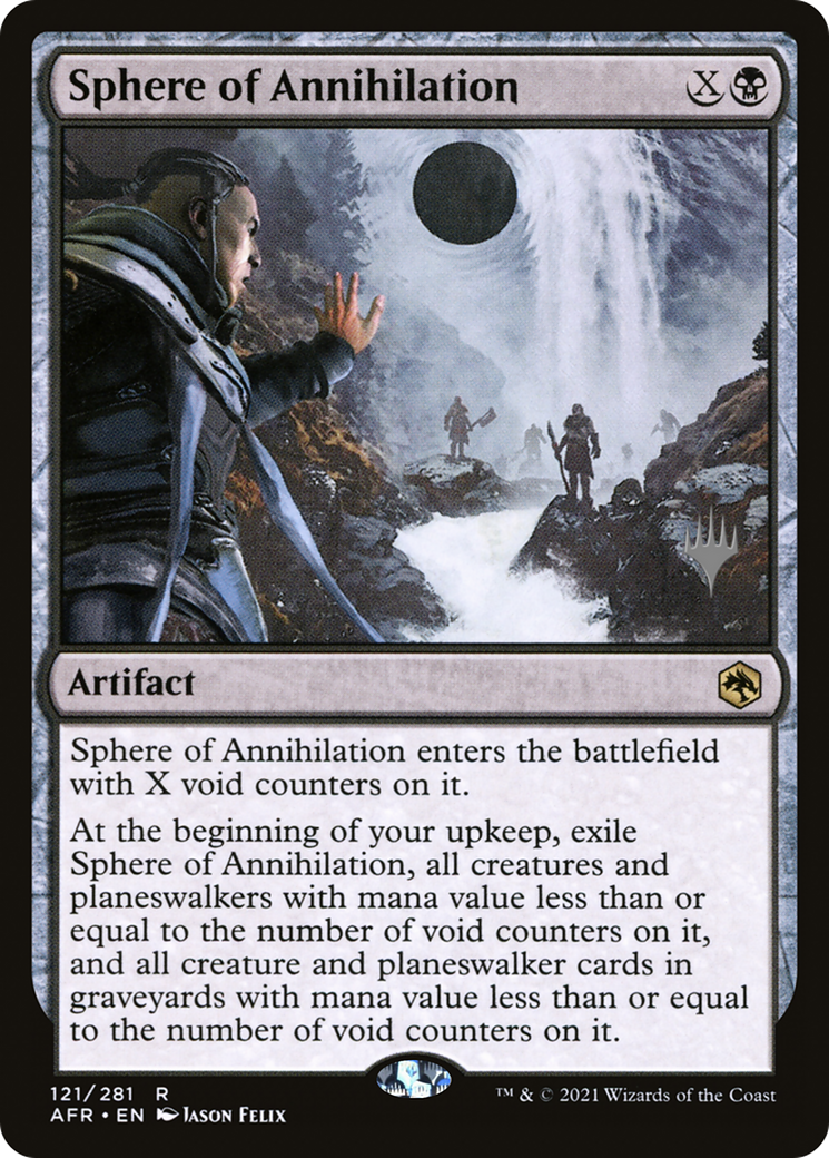 Image of Sphere of Annihilation (PPAFR-121) - Adventures in the Forgotten Realms Promos Foil