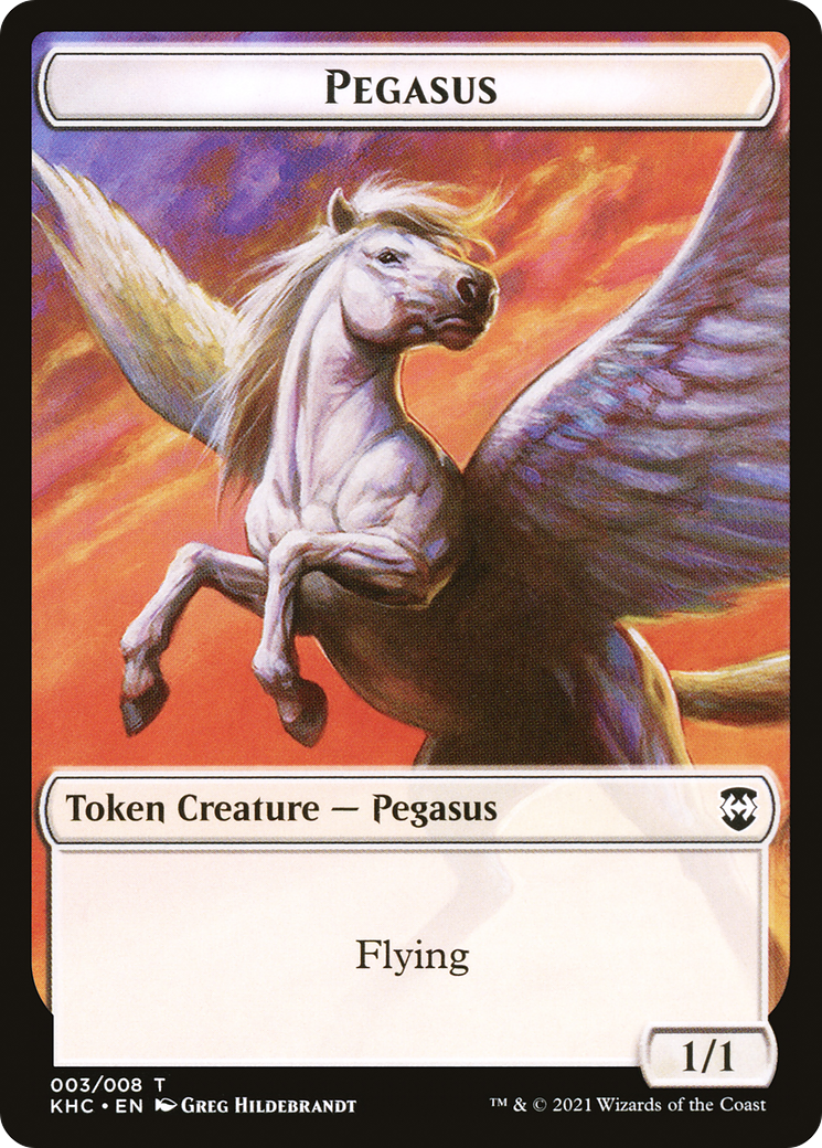 Image of Pegasus (TKHC-003) - Kaldheim Commander Tokens