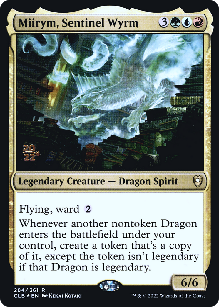 Image of Miirym, Sentinel Wyrm (PRE-284) - Battle for Baldur's Gate Promos Foil